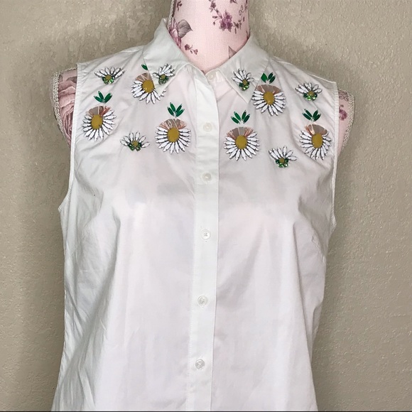 Banana Republic Tops - Banana Republic embellished Riley-fit shirt